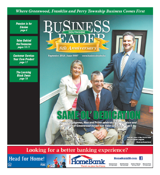 Southside Business Leader Sept. 2014 Cover