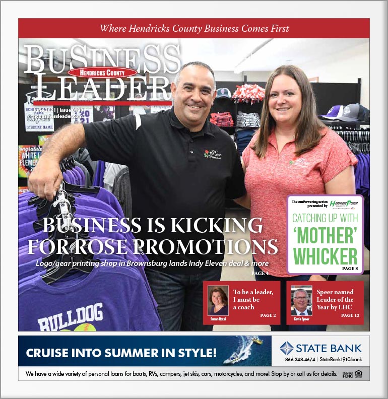 Business magazine cover for June 2021 (Hendricks County, Indiana)