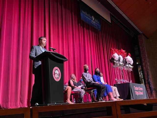 Center Grove High School seniors receive college degrees and certificates