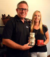 Pro Funny Car driver takes candle business to Etsy