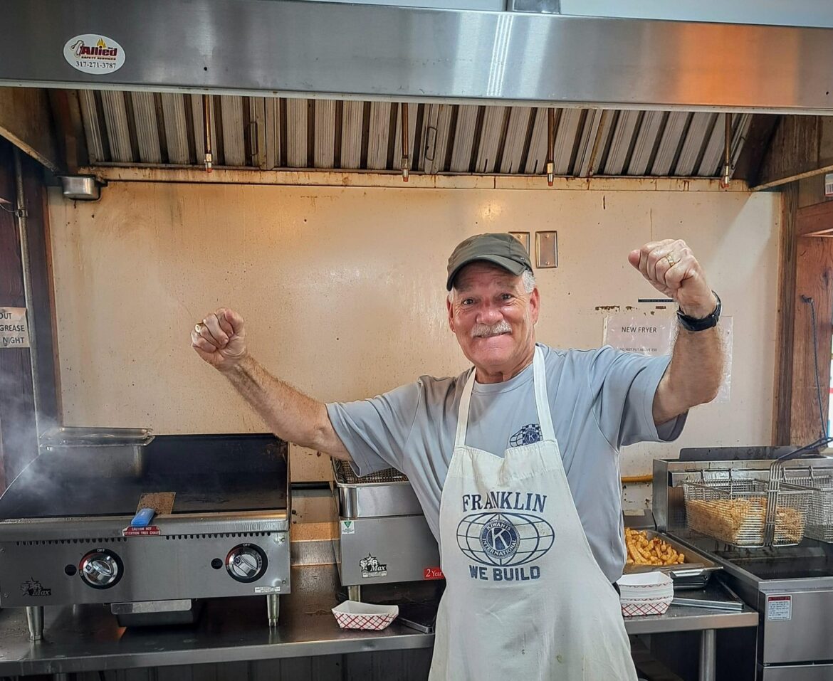Franklin Kiwanis grill up the fun at the Johnson County Fair