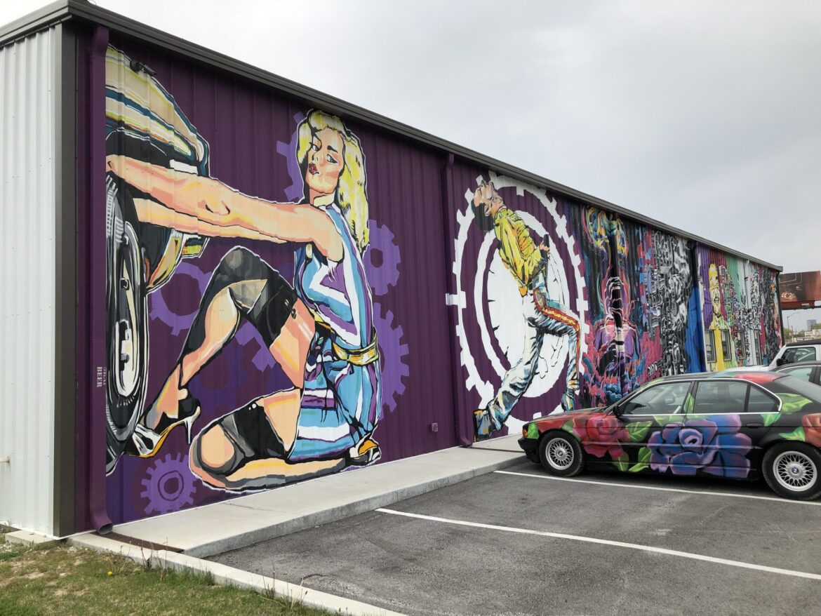 Combining arts with automotive service