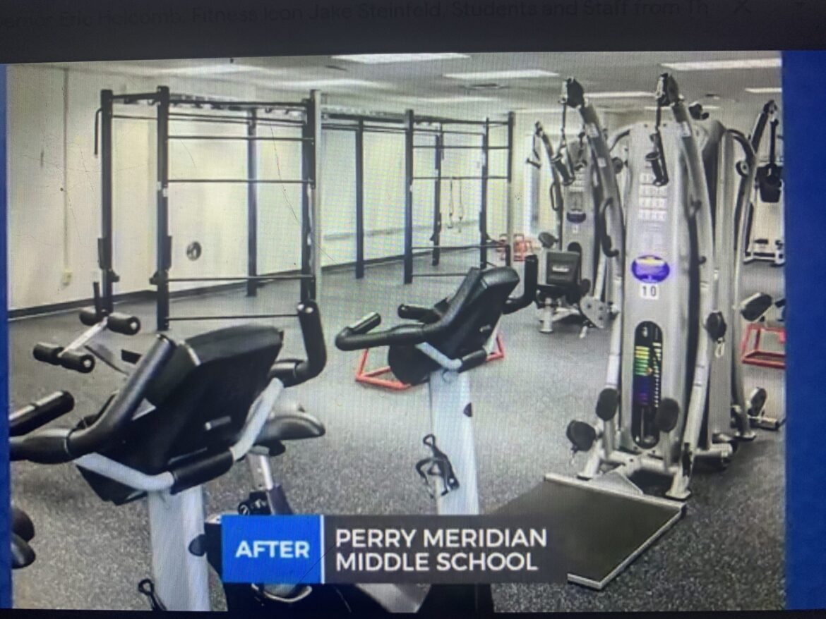 Perry Meridian Middle School awarded $100,000 fitness center