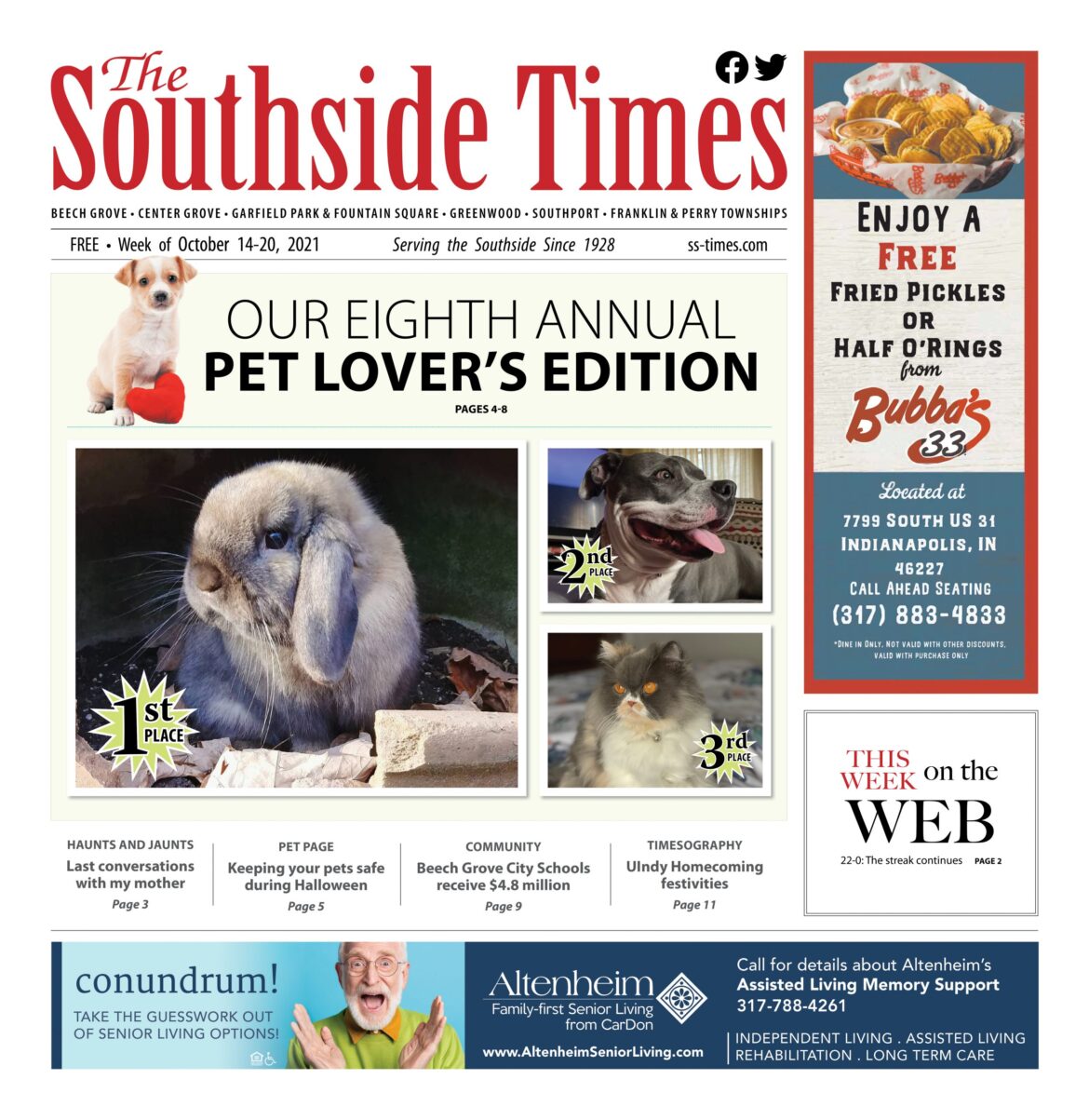 The Southside Times October 14-20, 2021