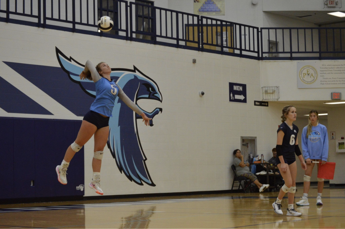 Gallery: Girls volleyball Southport falls to Perry Meridian