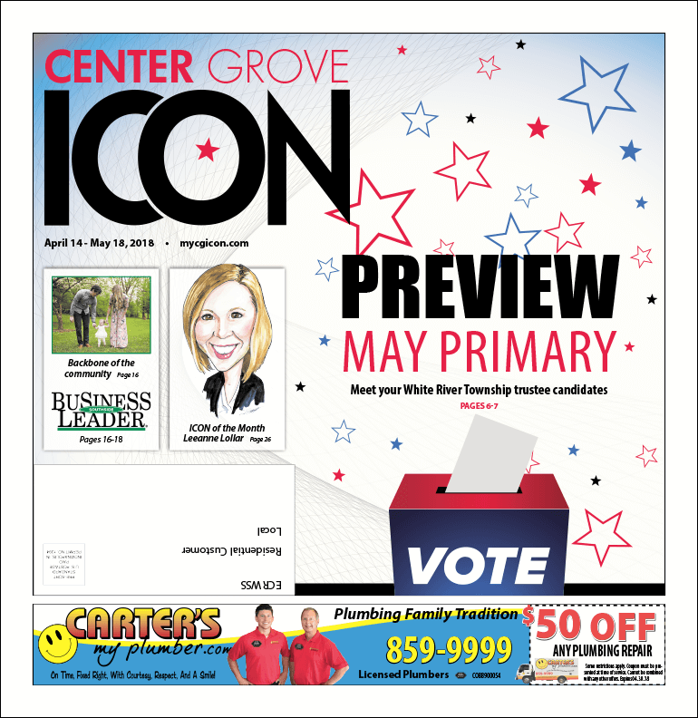 Center Grove ICON – April 14 – May 18, 2018