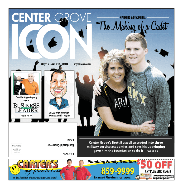 Center Grove Icon – May 19 – June 15, 2018