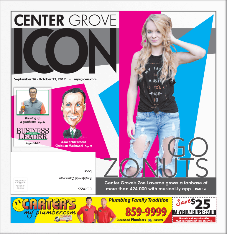 Center Grove ICON, Sept 16 – Oct 13, 2017