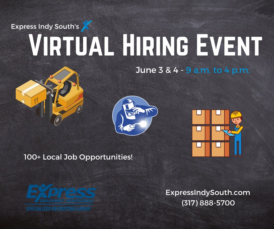 Express Employment Professionals Indy South hosts virtual hiring event