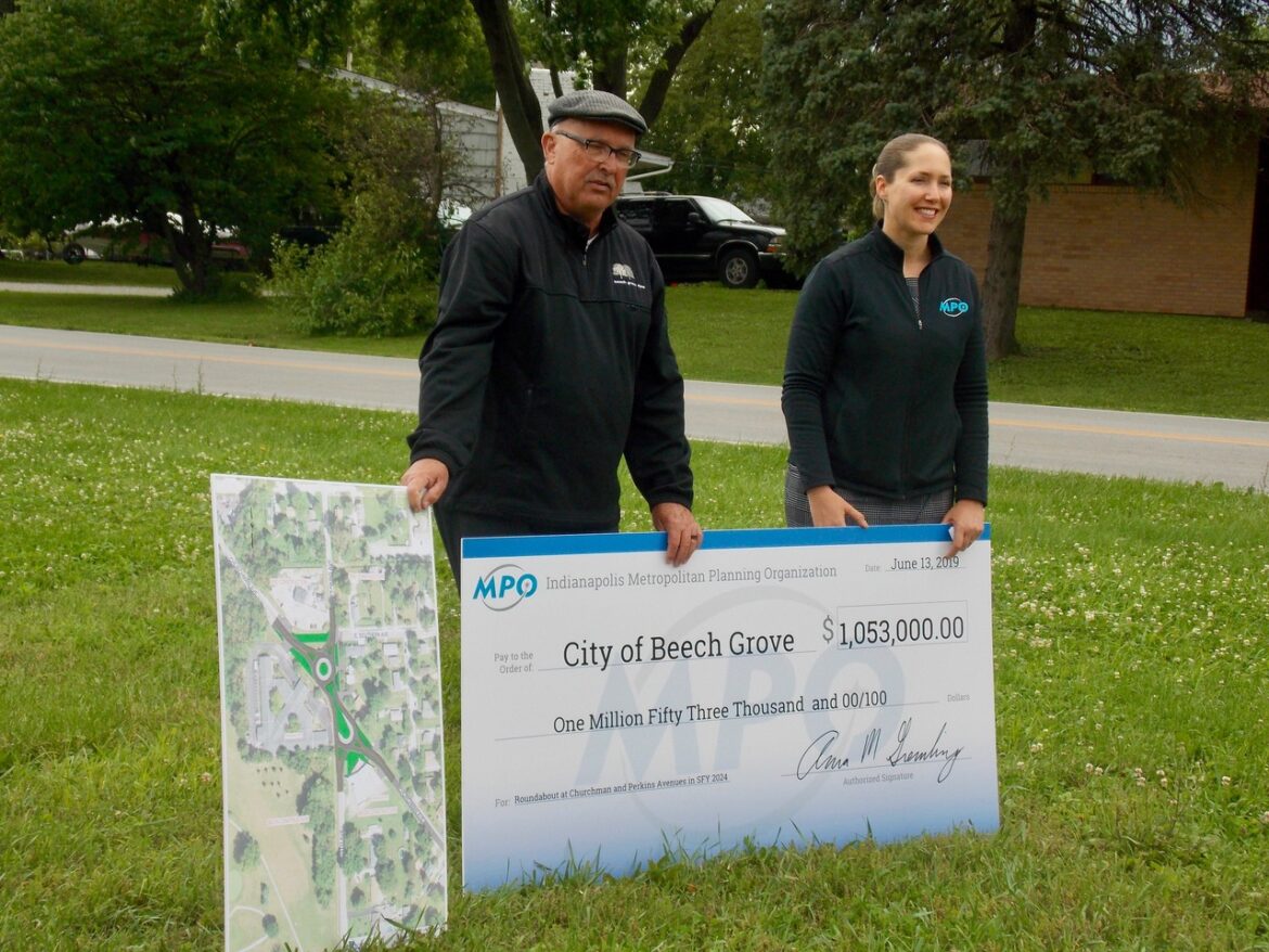 City of Beech Grove receives $1 million for roundabout at Churchman and Perkins avenues