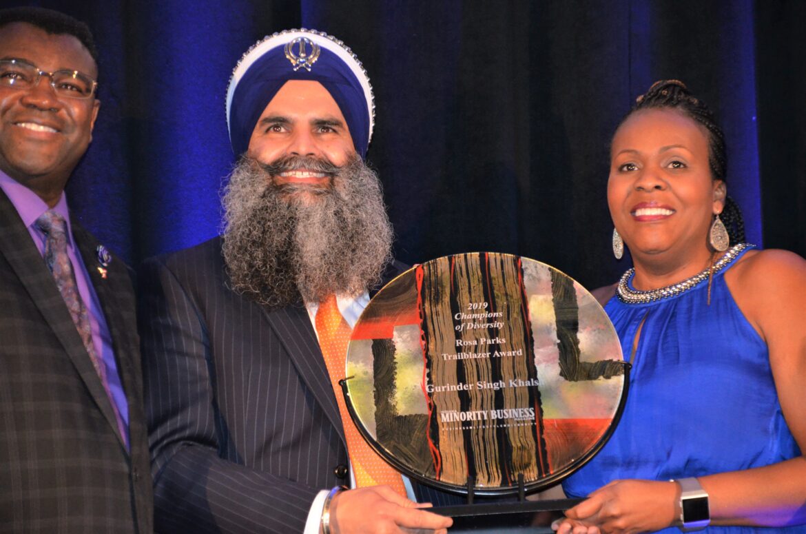 Indianapolis Sikh receives Rosa Parks Trailblazer Award