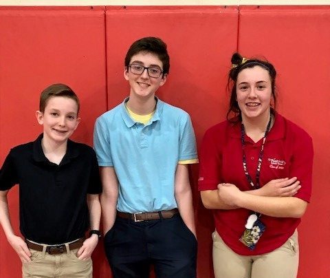 Three Nativity students place in schoolwide spelling bee