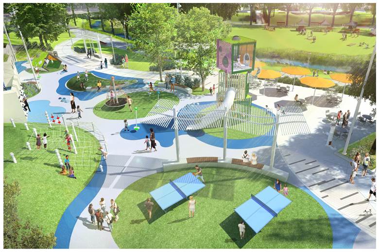 Greenwood unveils design for reimagined Old City Park