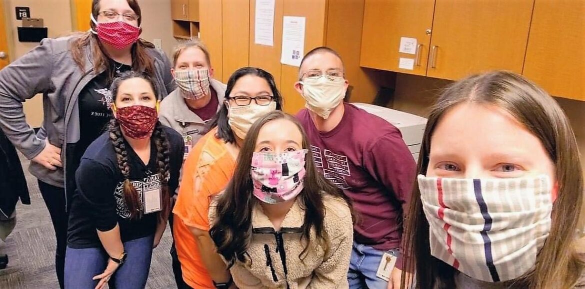 DAR Samuel Bryan Chapter sews masks for healthcare and essential workers