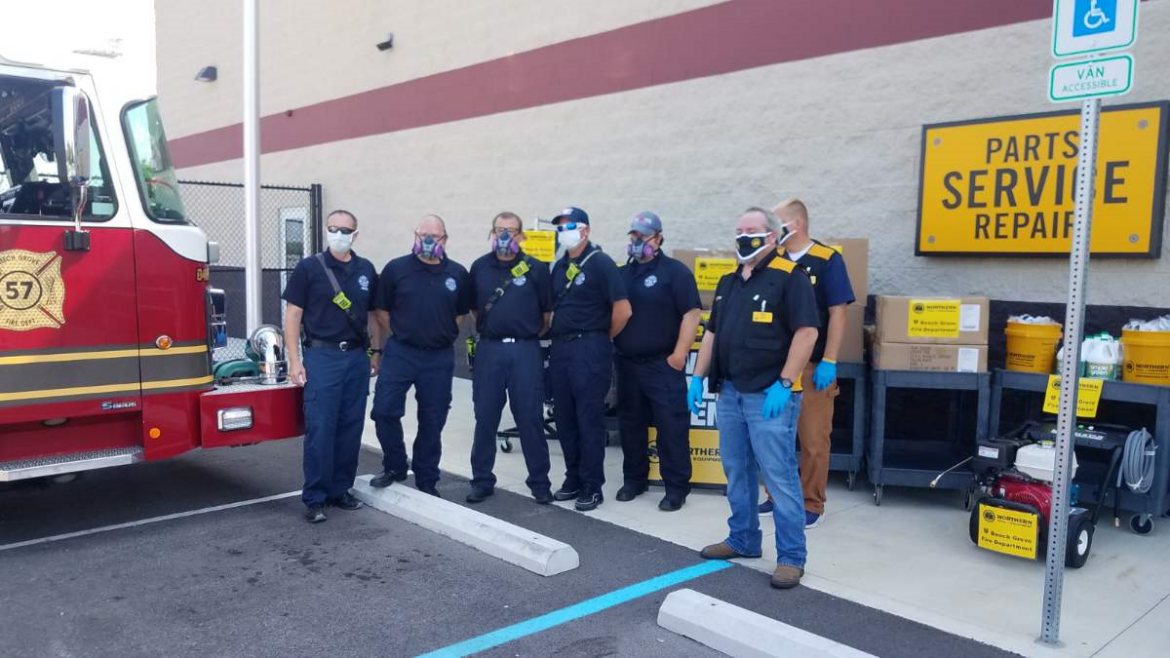 Northern Tool + Equipment donates PPE to Beech Grove Fire Department