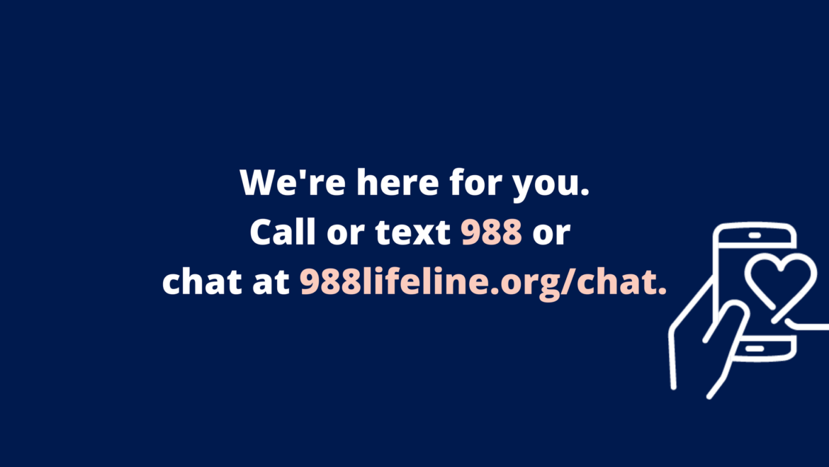 988 Suicide & Crisis Lifeline offers 5 ways you can help prevent suicide
