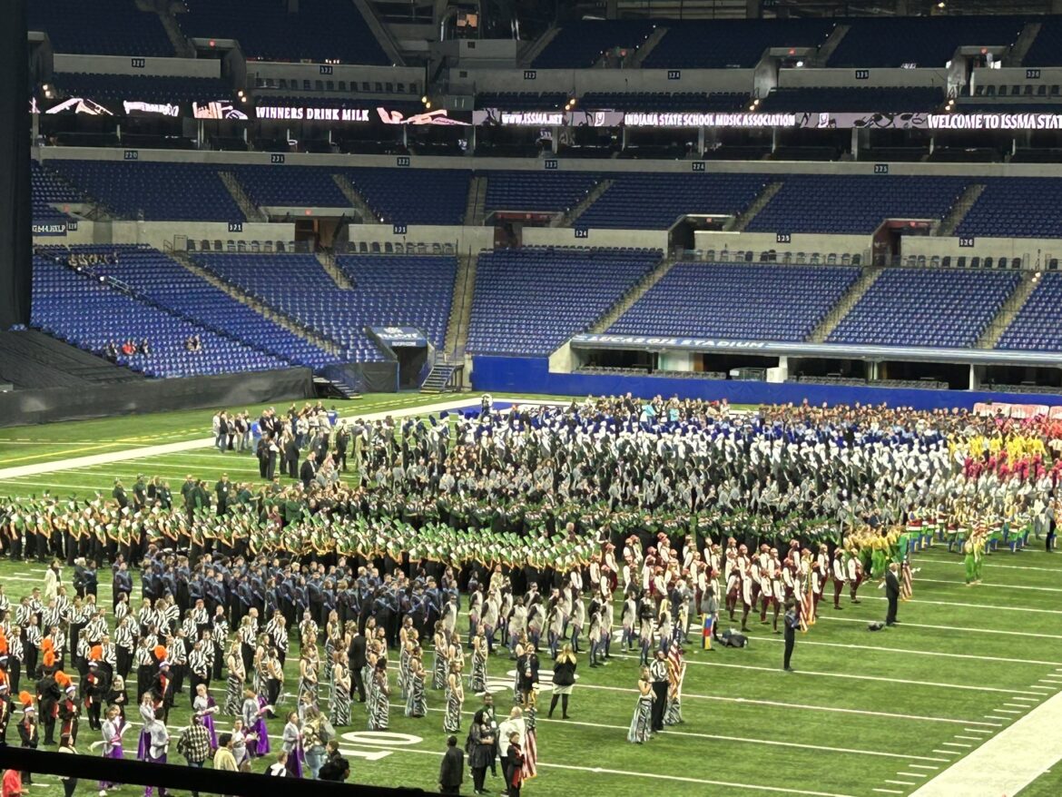 Southside high schools place in annual state finals marching band competition