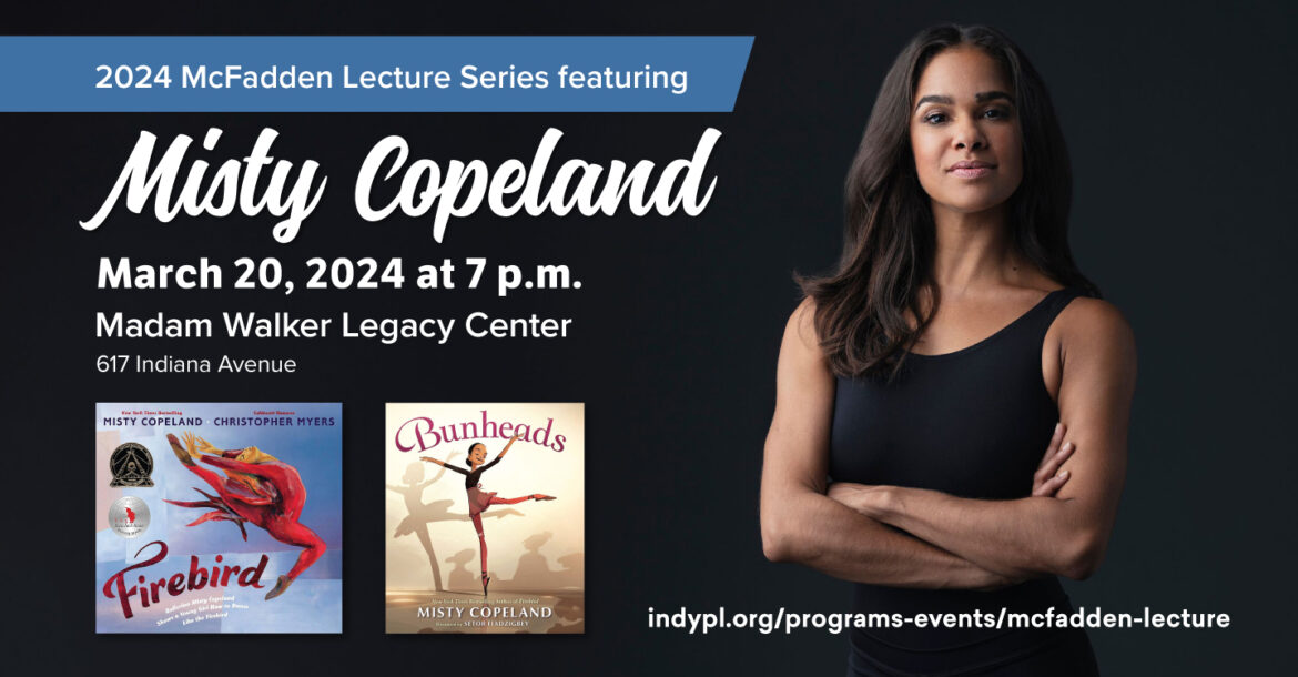 Misty Copeland to present IndyPL’s Marian McFadden Memorial Lecture
